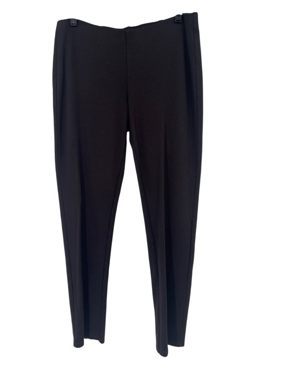 Eileen Fisher pants Womens brown ponte Stretch Leggings size medium Italian Fabr